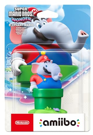 Amiibo statyett – elefant Mario
