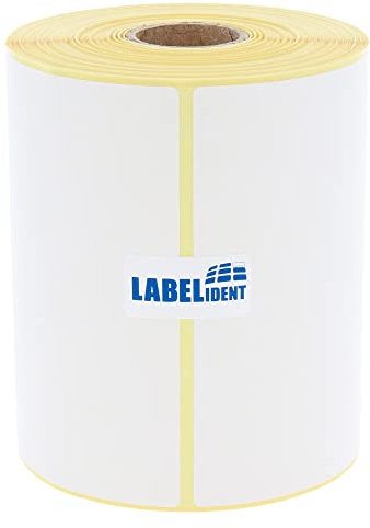 Labelident DHL-Etiketten 101,6 x 210 mm - 210 Thermo-Eco Versandlabel auf 1 Rolle(n) I 25 mm Kern I Selbstklebende Shipping Labels für Desktop Thermodrucker I Trägerperfo.