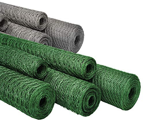 Esagono filo intrecciato | Recinzione per giardino, balcone e roditori | Maglie 13 e 25 mm | Zincato o verde rivestito | varie misure
