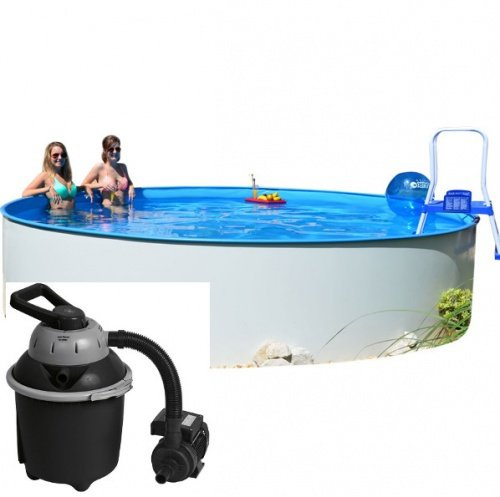 Stahlwandpool rund Fun-Zon 3,50 x 1,20m Spezial mit Sandfilteranlage, Rundpool