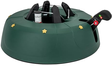 Star-Max Christbaumständer Start 3 - Baumhöhe max. 3,0m, Modell 2019 by F-H-S, mit Fußhebelfunktion und Einseiltechnik, 3,0 Liter Wassertank, grün