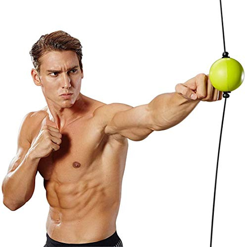 CMLLING Boxing Reflex Ball Speed Ball PU PunchTraining Fitness Sports Punching Speed Fight Skill and Hand Eye Coordination Training Reaction Balls