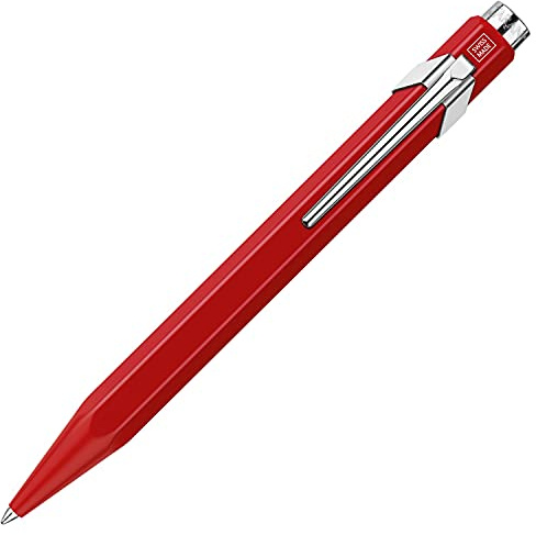 Caran d'Ache Kugelschreiber 849 Classic Line Rot lackiert Strichstärke: M, Schriftfarbe: Blau, Länge: 13 cm, 0846.070