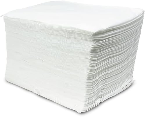 MUNTRADE 200 Stück Einweghandtücher aus Spunlace Vliesstoff 40 x 80 cm Weiß für Friseur, Kosmetikstudio
