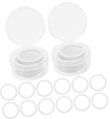Kazoo Membranen aus PE, 60 Stück, Weiß, für Flöte und Kazoo