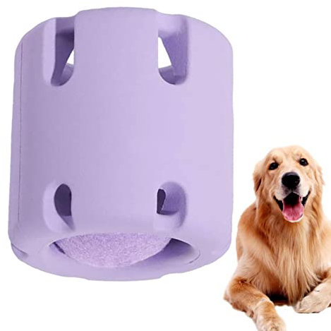 Tennisbälle für Hunde | Werfer Spielzeug Bälle für Hunde | Tennis Tumble Hundespielzeug | Interaktives Kauspielzeug für Hunde | Gummi-Hundebälle für kleine und mittelgroße Hunde