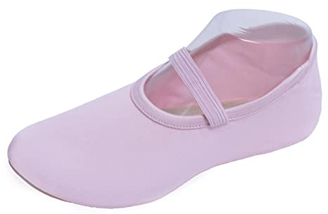 Lappade Gummisohle Trampolinschuhe, Gymnastikschuhe, Schläppchen, Turnschläppchen rosa Art. 287G Gr.29