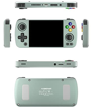 SXMA RG405M Retro Game Player Android 12 Console di gioco portatile 4 '' IPS Touch Screen Risoluzione 128G TF Card con 3170+Retro Games 64-bit Console di gioco classica