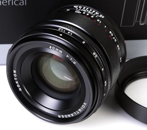 Voigtlander RF 40 mm F1.2 Nokton asphärisches Objektiv kompatibel mit Canan RF