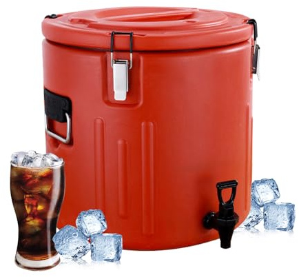VDLLQYN, Contenedor de alimentos con cubo aislado de acero inoxidable, dispensador de bebidas for bebidas refrigeradas, uso doméstico y comercial ，Dispensadores de Cerveza