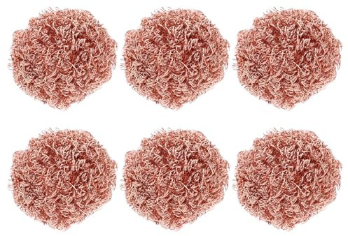 Homoyoyo Boules de Nettoyage pour Réparation Électronique Pratique et Polyvalent Lot de 6 en Cuivre Nettoyeur de Pannes de Soudage pour Fer à Souder