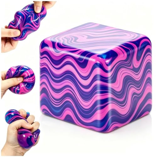 Kutakuta Mjuka Stressreducerande Kuber,Mjuk Beriaring Fidgetkuber Stressavlastande Kuber Stressbollar Klambollar For Avkoppling Av Bollar For Barn Och Vuxna
