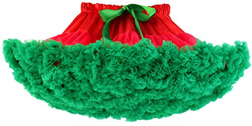 FOLOBE Femmes Tutu Jupe Princesse Mesh Bouffée Petticoat Fluffy Pettiskirts 40cm / 16in
