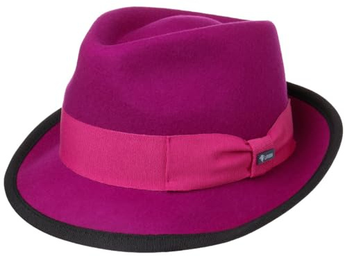 Lipodo Classic Wool Trilby Filzhut Damen Herren Wollhut Made in Italy Hut aus Wollfilz Trilbyhut Fedora Sommer Winter
