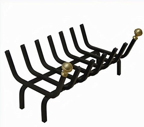 BRUCIALEGNA CM 55 RETTANGOLARE PER CAMINO IN FERRO BATTUTO NERO FERR 245821