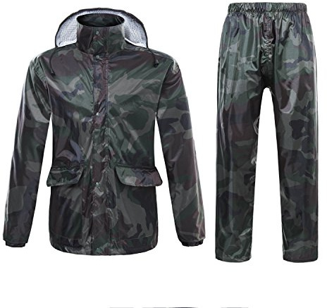 Freiesoldaten Männer/Frauen Wasserfeste Jacke/Hosen Anzüge Winddichte Mantel Motorrad Regenjacke mit Versteckte Kapuze