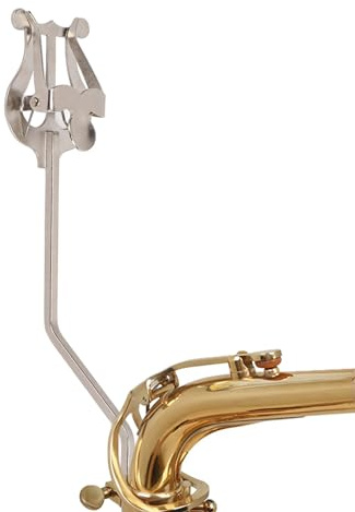 Soporte Para Música De Marcha, Soporte De Lámina De Saxofón Alto Iron Music Lyre Stand Atril Para Partituras De Música De Marcha Para Instrumentos Orquestales Lira (#1)