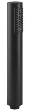 Gessi Rilievo Antikalk-Stab-Handbrause, Kunststoff-Version, D32 mm, 1-Strahlart, PVD-Farben in Metall-Ausführung, 14372, Farbe: Schwarz XL