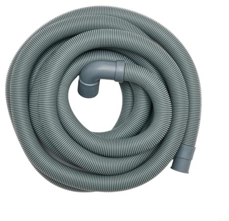 Extra Long Drain Hose Waste Pipe, 4 Metre Length, PP, , Suitable for Washing Machine Dishwasher