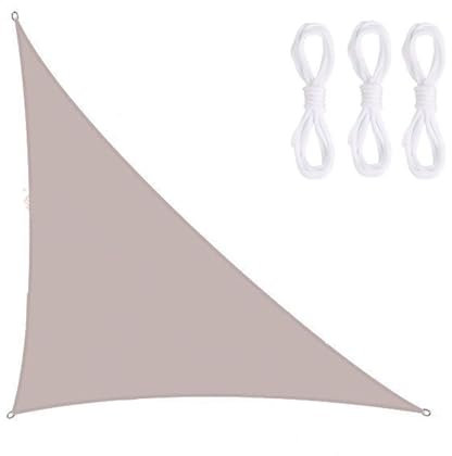 MEOYCHB Shade Sail,Heavy Duty Sun Shade Post,Sun Shade Sail for Garden，Adjustable Stainless Steel Sail Shade Pole Kit Rustproof Outdoor Canopy Poles for Patio,Garden,Backyard 5x5x7.1m