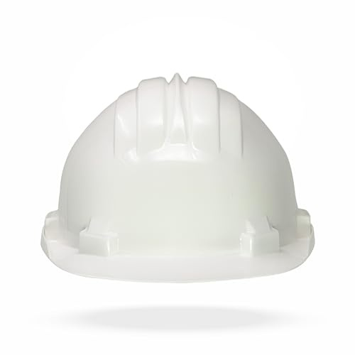 TAMS® Bauhelm mit Drehverschluss EN 397 Sicherheitshelm Schutzhelm Bauarbeiterhelm Helm 54-61 cm Blau, Gelb, Grün, Grau, Rot, Weiß, Orange