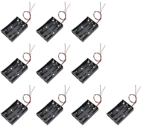 Dahszhi Lot de 3 supports de piles AAA avec fil, 1,5 V - Porte-piles n°7