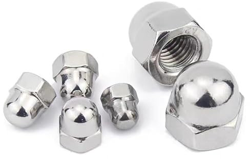 Tuercas ciegas, tuercas hexagonales, 10 piezas de tuercas ciegas de acero inoxidable 304 M3 M4 M5 M6 M8 M10 M12 M14 M16 M18 M20 M22 M24 M27 M30 M33 M36 M39 tapas de tuercas ciegas decorativas(M39(2PCS