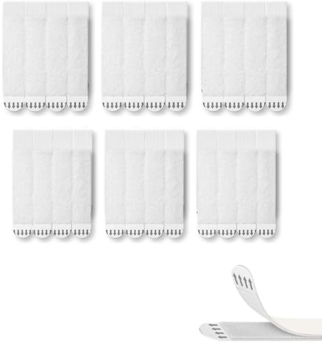 WeddHuis 24 Para Appendi Quadri Senza Chiodi,Adesivi Per Quadri da Appendere,10 x 2cm Adesivi Quadri Muro,Attaccare Quadri Senza Chiodi per cornici,Orologi da Parete,Specchi da Parete e Altro Ancora