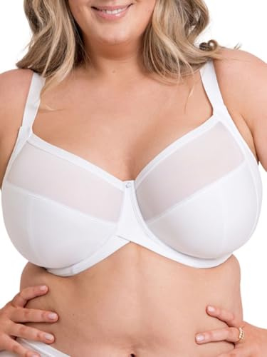 Curvy Kate Wonderfully Full Cup Side Support Bra White 32J