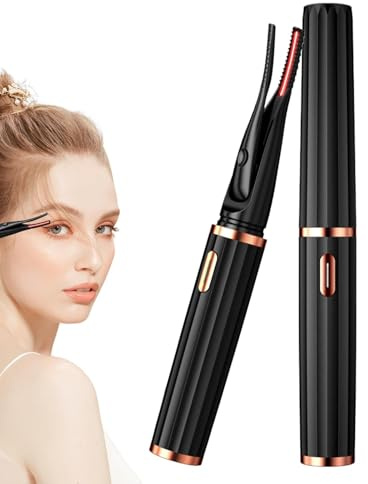 Women’s Lash Curler, Portable Makeup Curler, 0.71x0.59in Heated Lash Tool, Ergonomic Handle, Even Heat Distribution, for Special Events, Prom Make Up, Photoshoots,