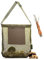 Epdpekc Kit de Recherche de Champignons, Sac à Champignons et Couteau à Champignons avec Brosse, Sac de Recherche de Champignons Sauvages/Morilles Portable, Sac de Cueillette