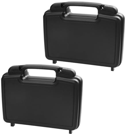 SHINEOFI 2pièces Boîte à Outils Vide Étui Rigide pour Appareil Photo Plateau à Outils Mallette De Rangement Organisateur De Boîte Bacs De Rangement pour
