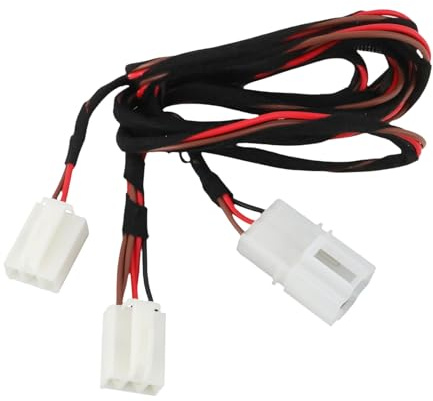 ECSiNG Connettore Per Presa Accendisigari Per Auto A 3 Pin Da 12 V Compatibile Con VW Compatibile Con Audi