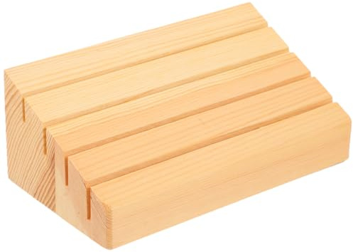Supvox 2stücke Kartenständer Aus Holz Holzständer Für Karten Präsentationsständer Für Spielkarten Halter Für Spielkarten Aus Holz Sockel Für Aus Kartenhalter Aus
