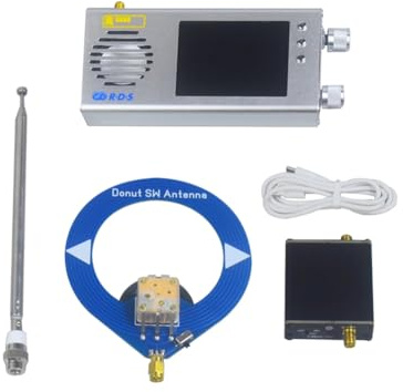 Ujjdwiurgh TEF6686 - Receptor de radio para todas las bandas FM/MW/onda corta HF/LW, radio portátil con amplificador de antena A