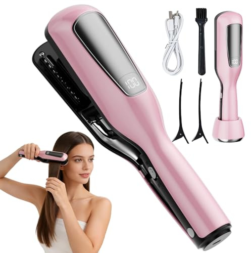 Taglia Doppie Punte Capelli, ADDLIVE Piastra Doppie Punte Elimina, Mini Wireless Portatile Tagliacapelli Senza Fili con Display LED per Doppie Punte e Capelli