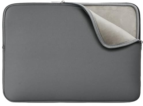 Foam Laptop Sleeve Cover Case Bag Lightweight Soft with Smooth Zipper,Waterproof and shockproof,Compatible with 15 Zoll MacBook Air M2 M3 M4 14 Zoll Notebook Computer Ultrabook Chromebook