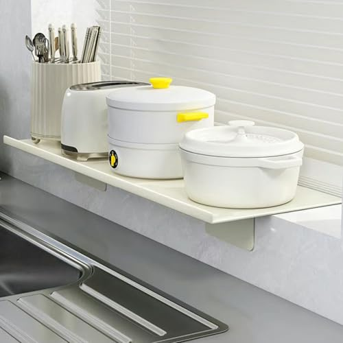 Metal Window Sill Countertop Extender over Sink, Magnetic Windowsill Extension Board for Plant Pets, Universal Window/Table Ledge Expand Holder(40x25cm (15 3/4x9 7/8))