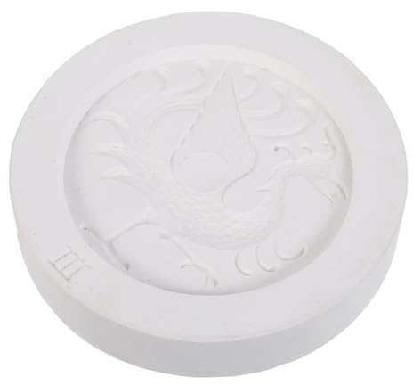 BCOATH Stampo in Gesso per Ceramica Sistema di Sgancio Rapido e Design Facile da Sformare Modello Uccelli Vermilion per Studio di Ceramica