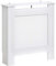 HOMCOM Wooden Radiator Cover Heating Cabinet Modern Home Furniture Grill Style White Painted (Small)