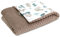 Babydecke Kuscheldecke Baby Decke Winterdecke mit Plüschstoff 75x100 cm - Kinderdecke Kinderwagen Blanket Babydecken Kinderwagendecke und Erstausstattung für Neugeborene und Kinder
