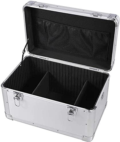 Tragbare Werkzeugboxen, wasserdichte Werkzeugbox-Aufbewahrung mit strapazierfähigem Metallverschluss, wetter- und beulenbeständigem Sicherheits-Doppelschlüsselschloss für Werkzeuge und Kleinteile, B