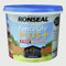 SAVING HUB Fence & Shed Paint 5L - Outdoor Wood Paint - Dry in 4 Hours (Tudor Black Oak)