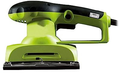 OTENC Lijadora Orbital, Rectificadora, Lijadora Eléctrica For Carpintería, Pequeña Máquina De Papel De Lija De Mano For Pared De Madera Pulida para fabricación de Metales, carpintería y Pulido(260W)