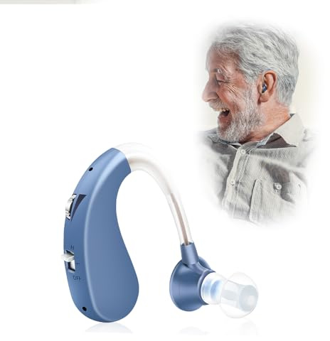 Britzgo 1204 Dispositivo Recargable，Larga Duración，Sonido Nítido con Reducción de Ruido，Con Manual en Español (azul-soltero)