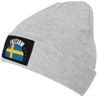Mössa hatt Sveriges flagga och frihet bekväma löparkepsar universell mössa för män för killar vandring män