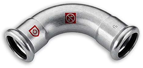 C-Stahl Pressfitting M Kontur - Bogen 90° - (ixi) - 42mm