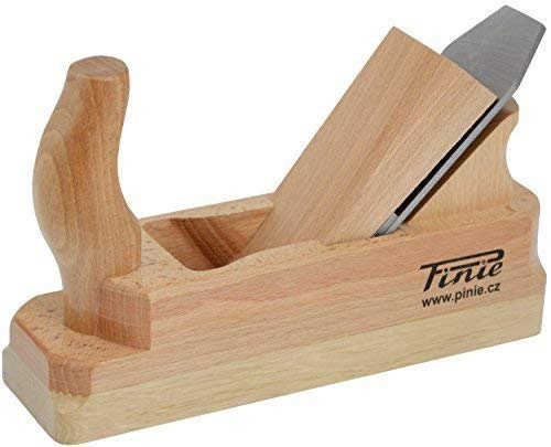 Hobel Putzhobel mit Weißbuchen Sohle 45 mm breites PREMIUM Hobeleisen