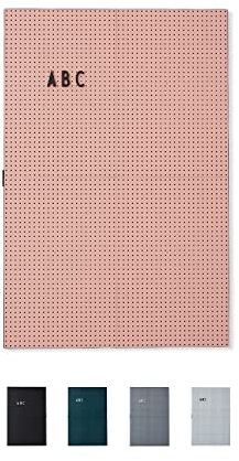 Design Letters Letterboard A3 Nude | Stecktafel 42x29 cm | Memoboard | Filz-Buchstabentafel zur Dekoration | Message Board für zimmer deko, büro deko, Wanddeko | Stecktafel Buchstaben | Memotafel