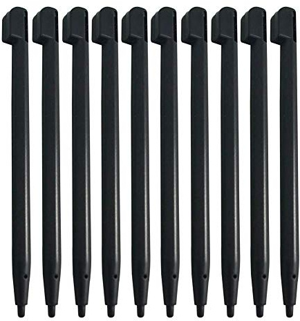 Stylo Stylet, 10 Pièces/Ensemble Stylet Remplacement Portable - Écriture Signature - Stylo pour Nintendo DS Lite - Noir, Free Size